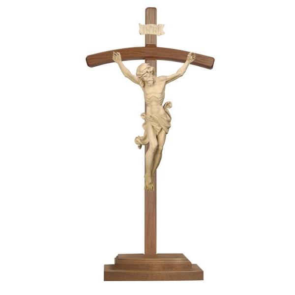 Christus Leonardo auf Stehkreuz gebogen - natur