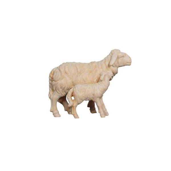 ZI Schaf+Lamm stehend - natur