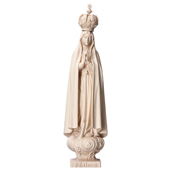 Madonna Fátima der Pilger mit Krone Lindenholz geschnitzt - natur