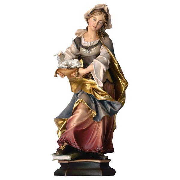 Hl. Agnes von Rom mit Lamm - color