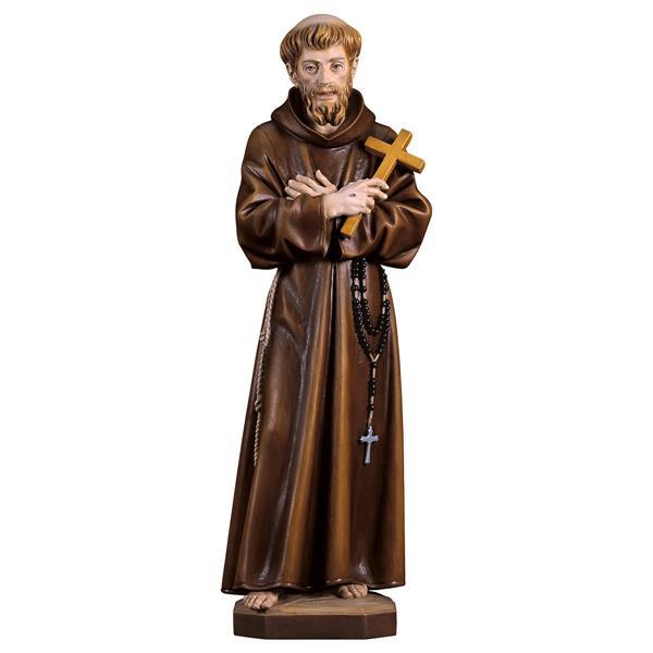 Hl. Franziskus von Assisi mit Kreuz - color